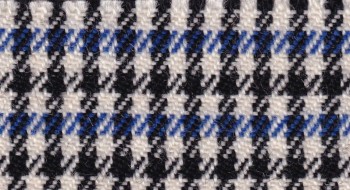 Bezugstoff Pepita / houndstooth blau