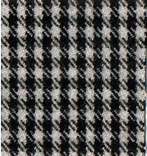 Bezugstoff Pepita / houndstooth schwarz/weiss