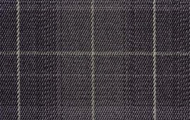 Bezugstoff Carbon anthrazit kariert