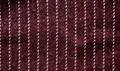 Bezugstoff Nadelstreifen rot Flanell