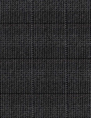 Bezugstoff Karo Tweed Farbe Marine