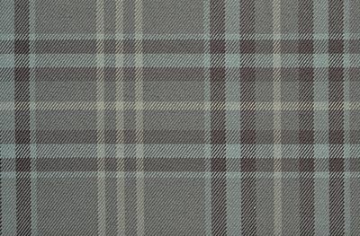 Bezugstoff braunbeige/blau Burton Retro