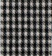 Bezugstoff Pepita / houndstooth schwarz/weiss