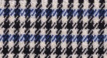 Bezugstoff Pepita / houndstooth blau